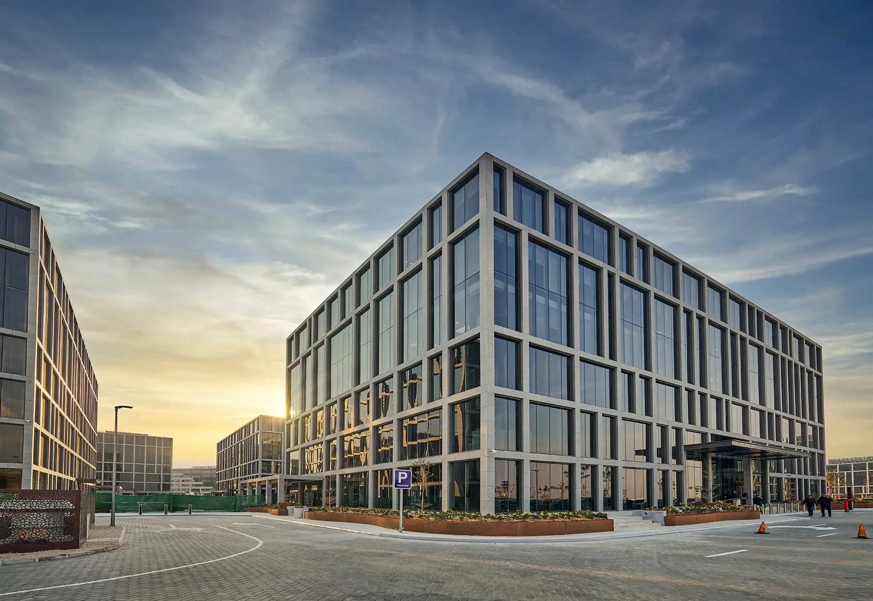 New Cairo office district exterior